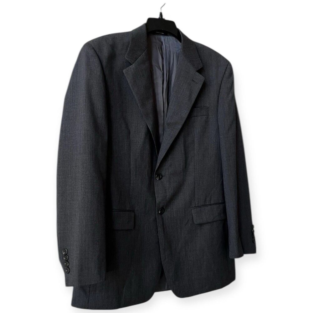 Lauren Ralph Lauren Wool Blazer Mens 39R Gray Sport Coat Jacket 39 Regular